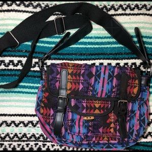 Colorful Southwestern print cross body